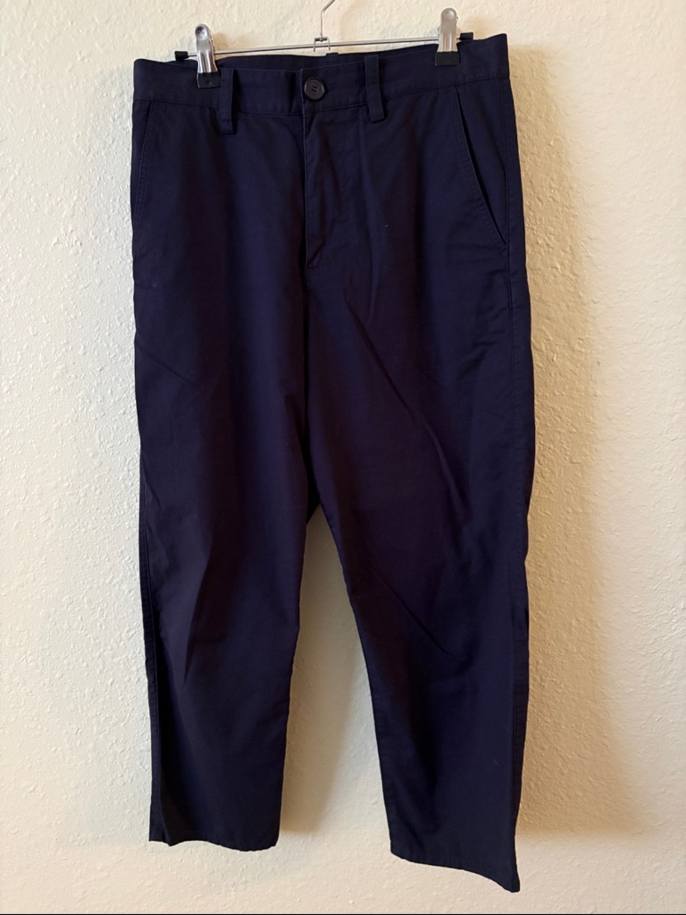 COS Women’s Navy Blue Ankle Chinos Size 4
